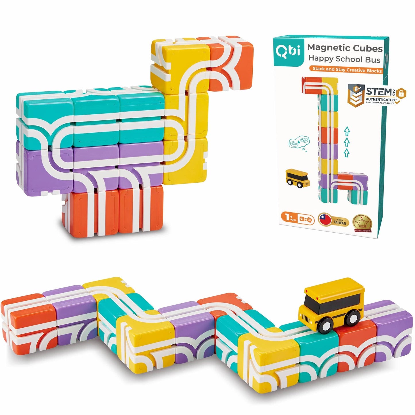 Magnetic Building Tiles Set for Kids