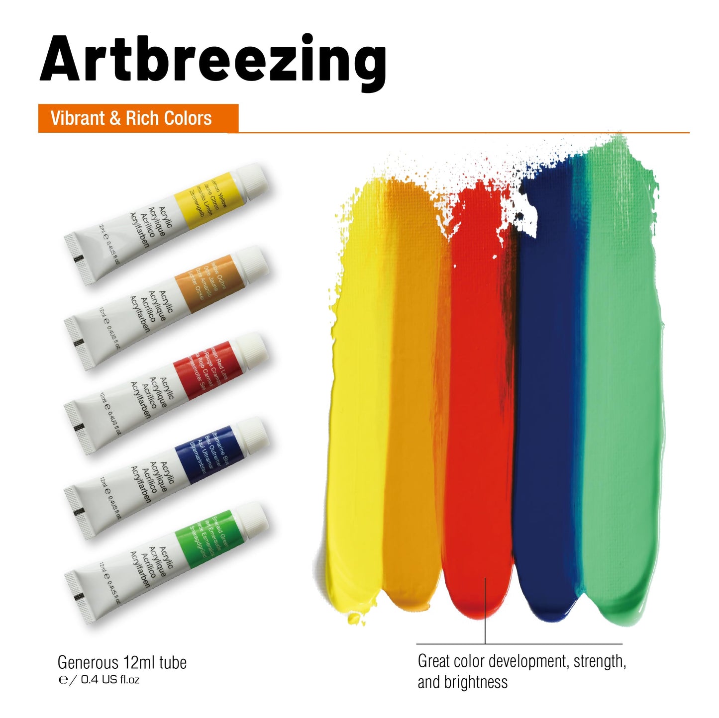 Acrylic Painting Set with Table Easel Kit