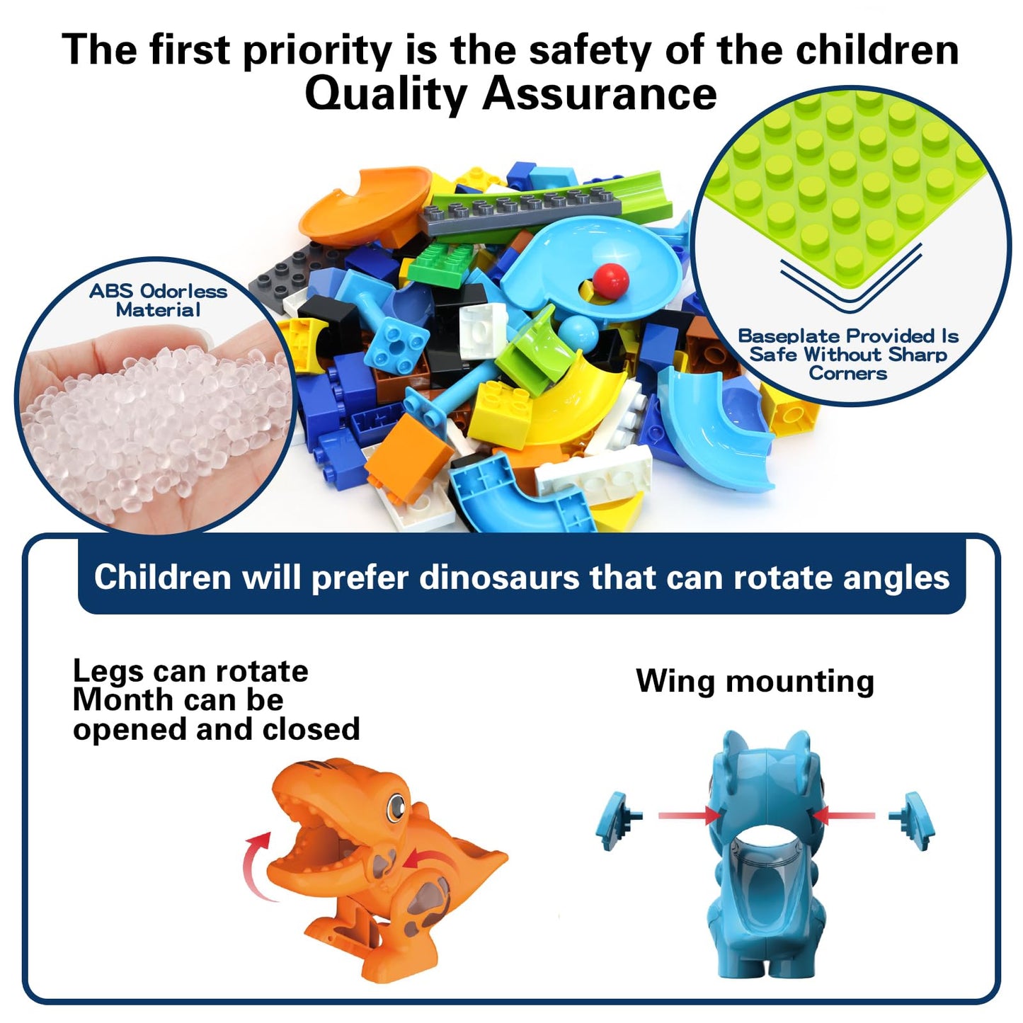Marble Run Building Blocks Set