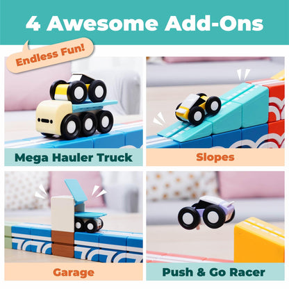 Magnetic Building Tiles Set for Kids