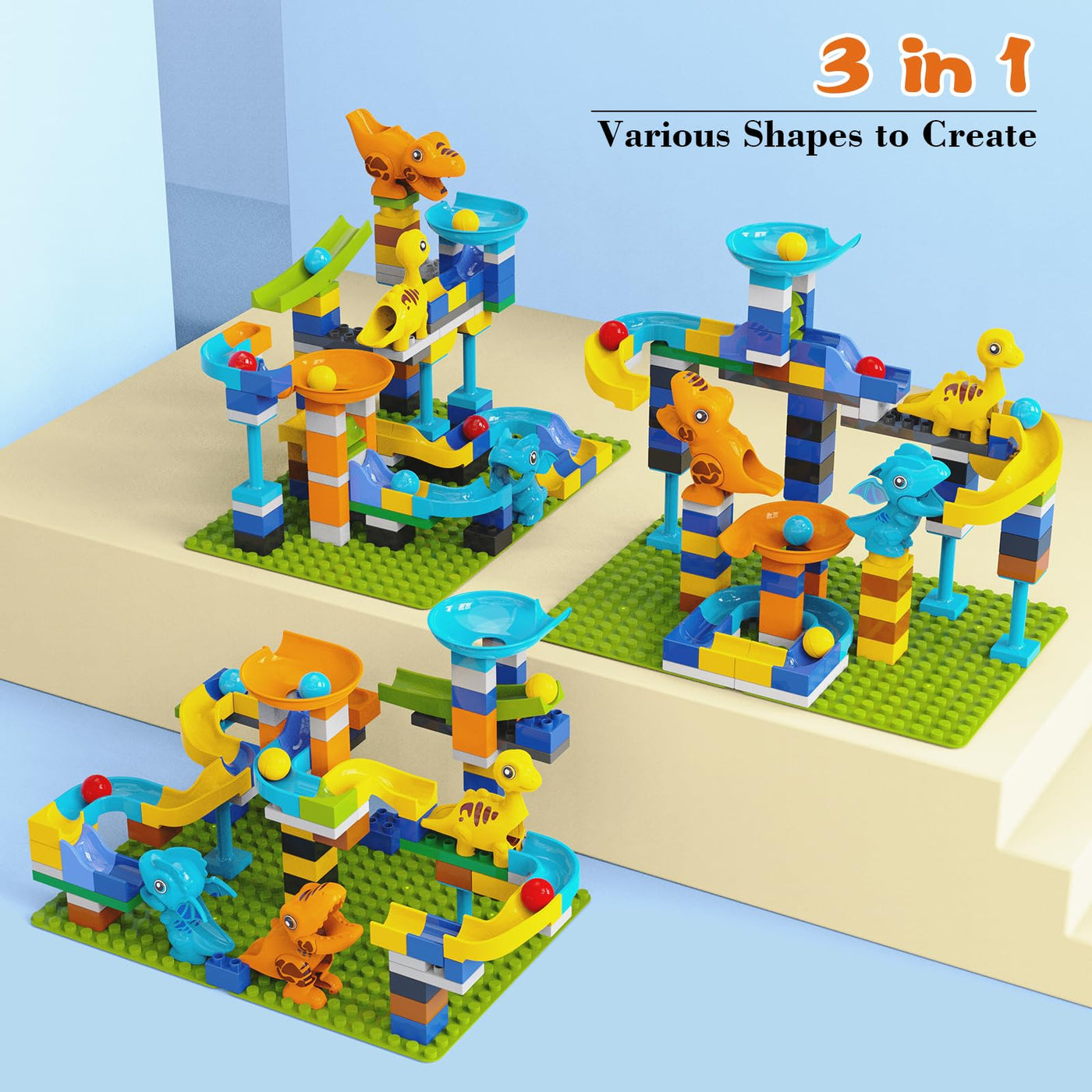 Marble Run Building Blocks Set