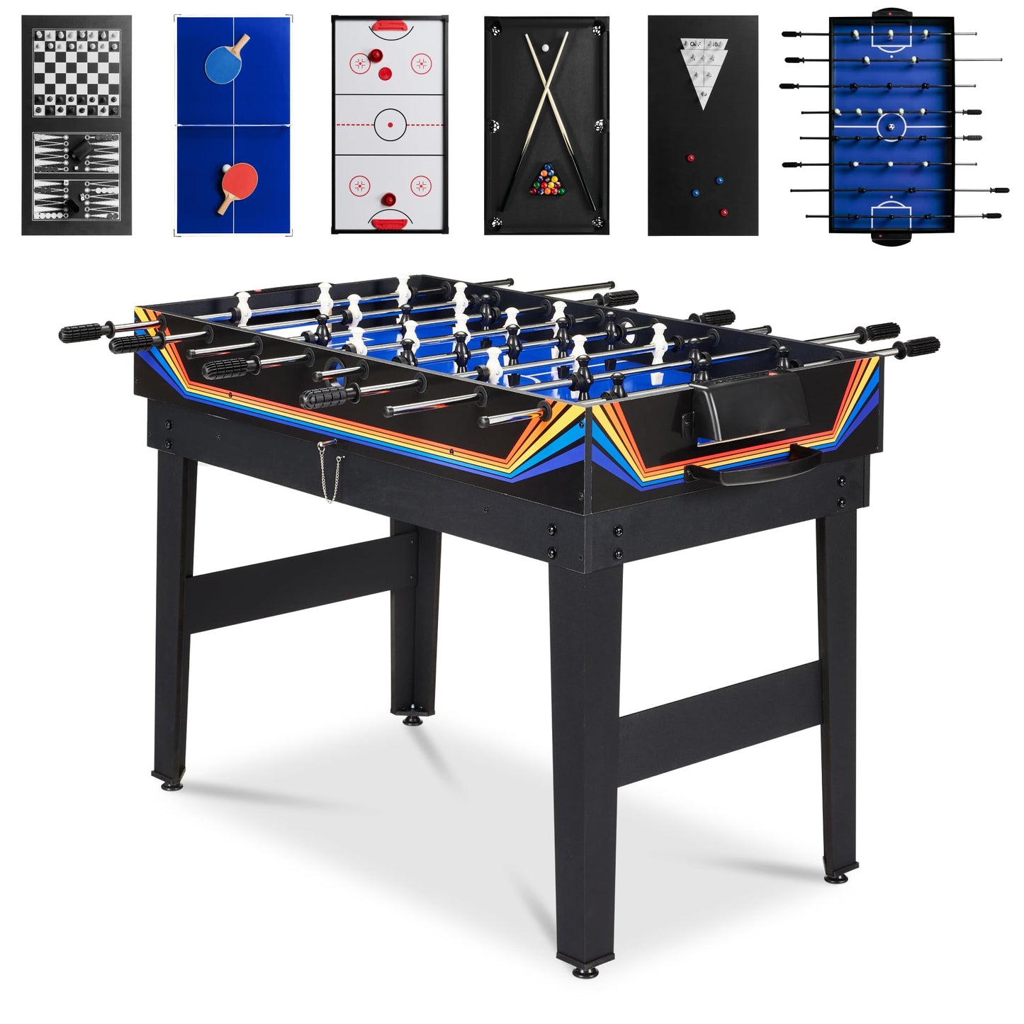 Multi Game Table Set for Family Game Room Fun