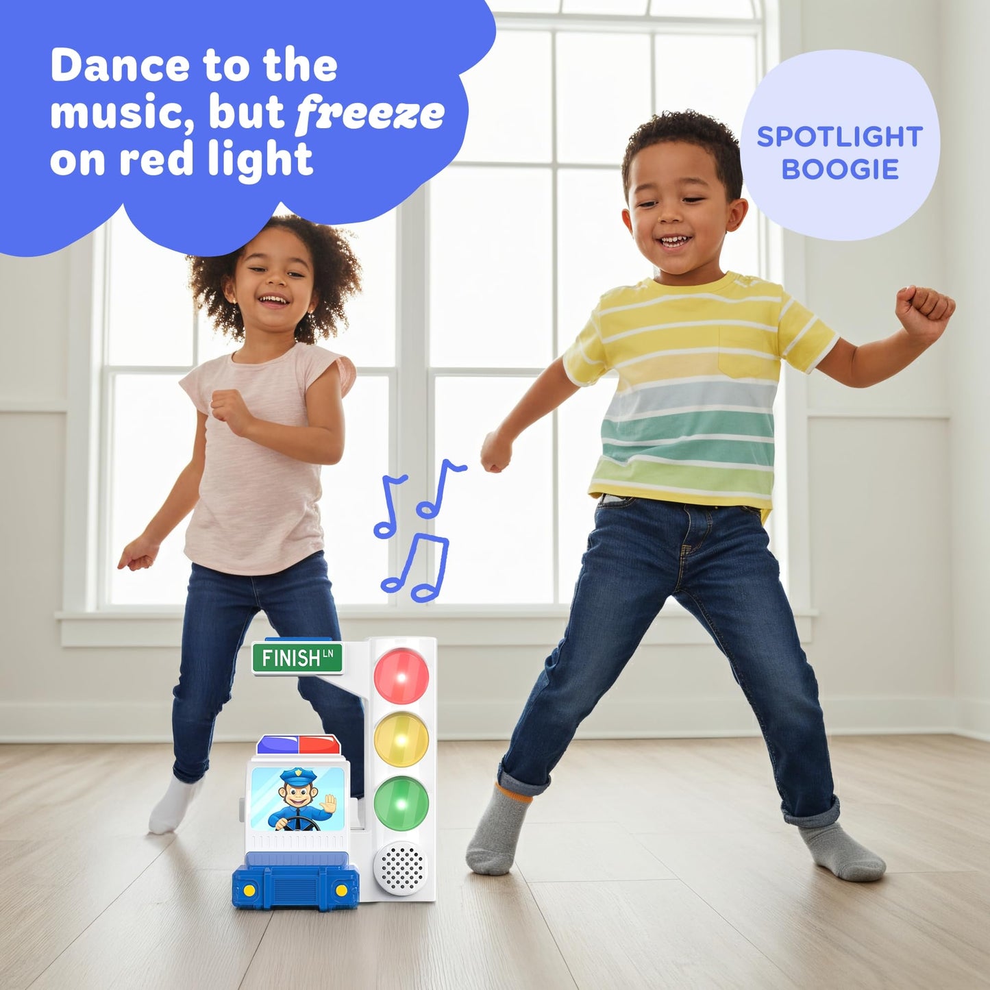 Red Light Green Light Motion Game for Kids & Family