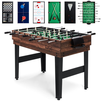 Multi Game Table Set for Family Game Room Fun