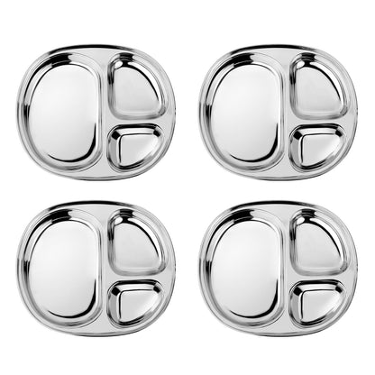 Stainless Steel Divided Plates for Kids