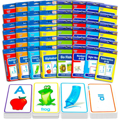 Kindergarten Flash Cards Learning Bundle for Kids