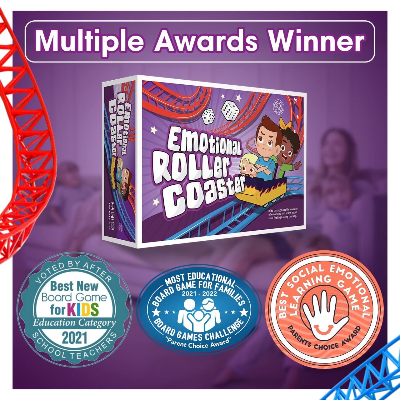 Anger Management Board Game for Kids & Families