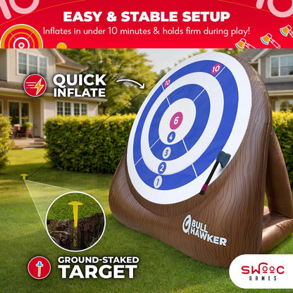 Giant Axe Darts Outdoor Game for Family Fun