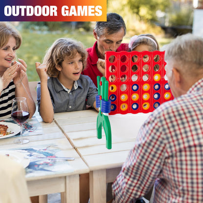 4 In A Row Game Set for Kids & Family Fun
