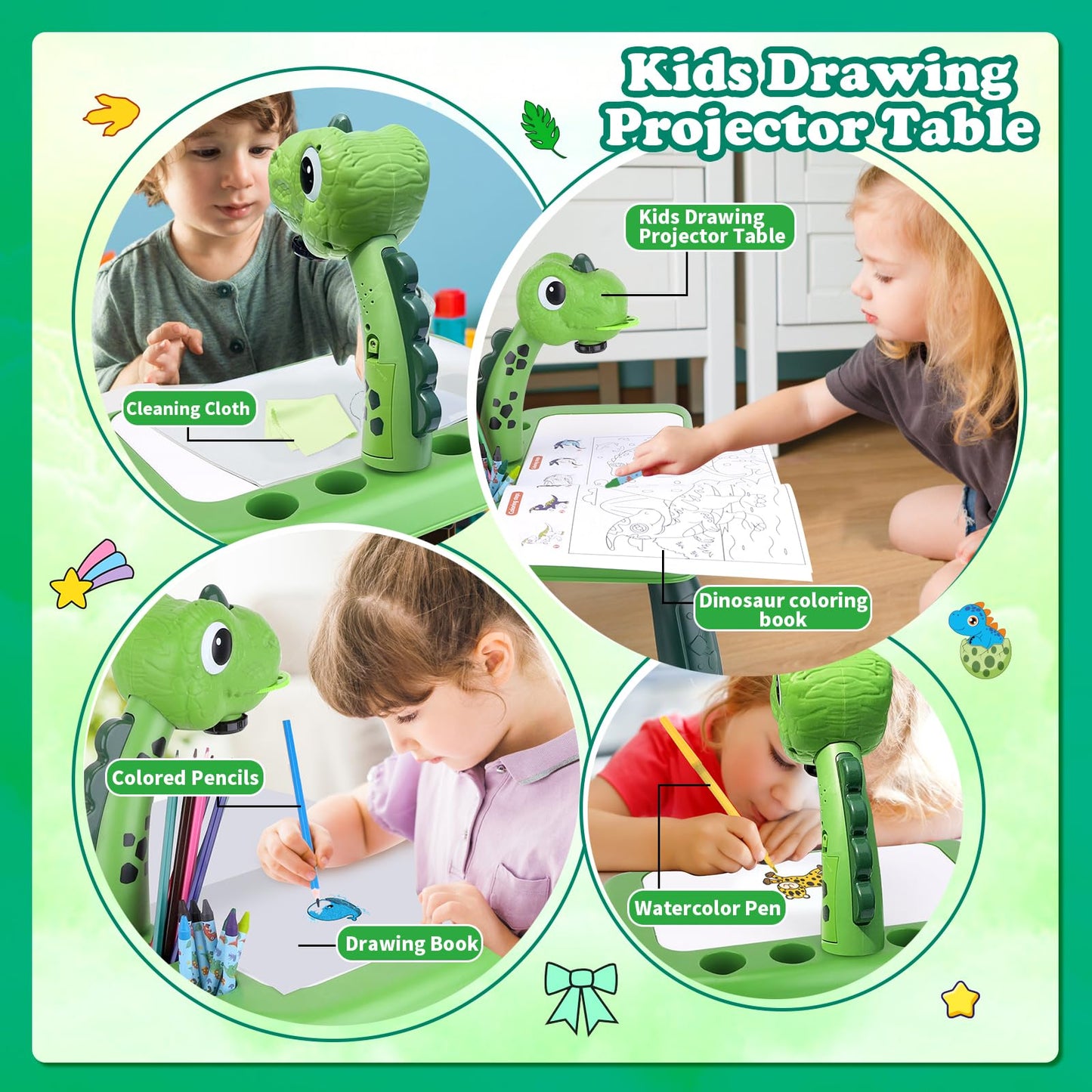 Kids Drawing Projector Art Activity Set