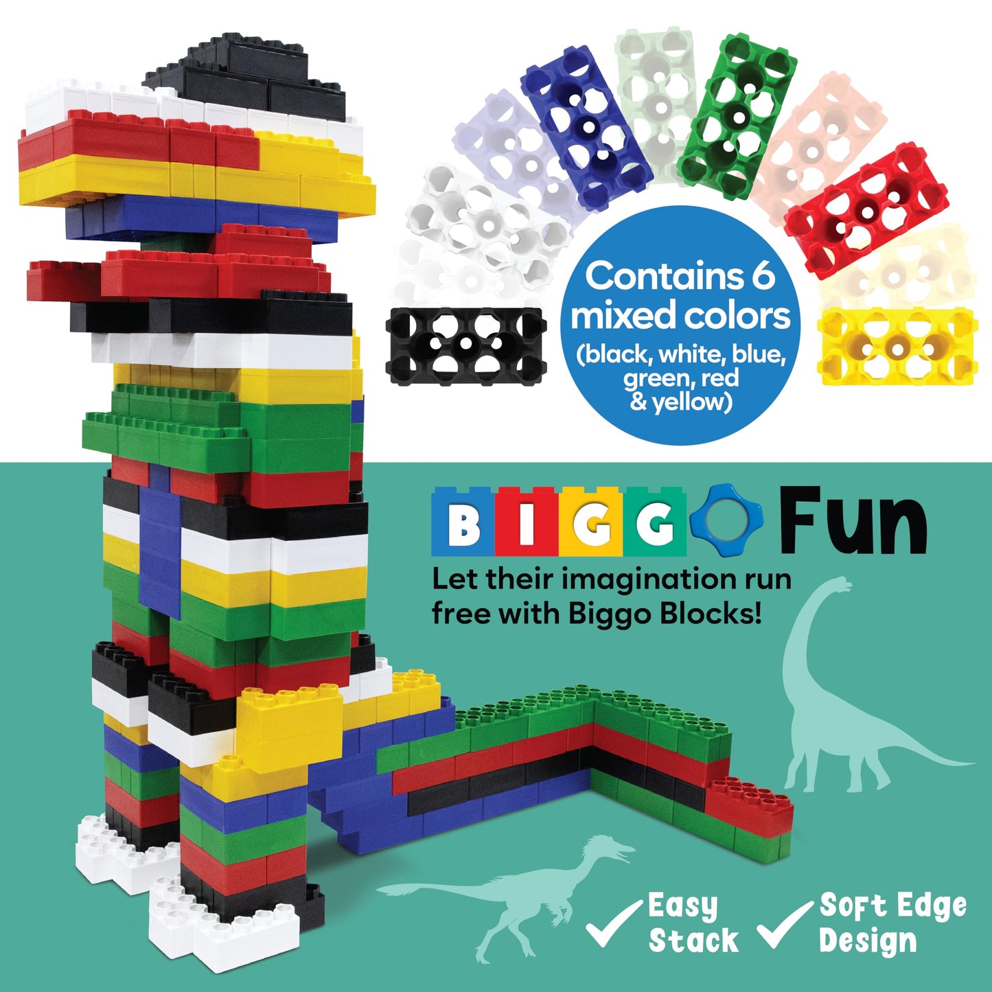 Big Building Blocks - Multicolors - Parent