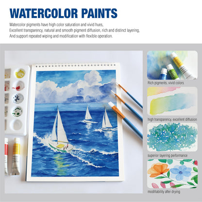 Acrylic Painting Kit with Easel Supplies