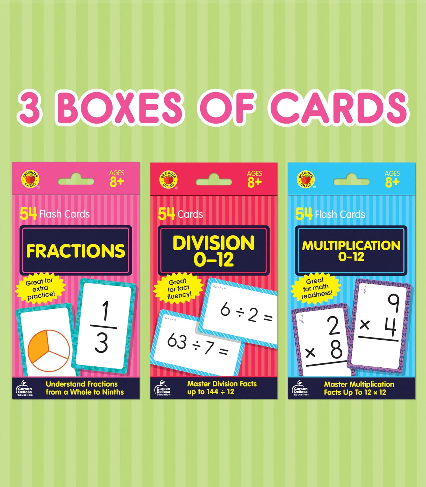 Carson Dellosa Flash Card Bundles