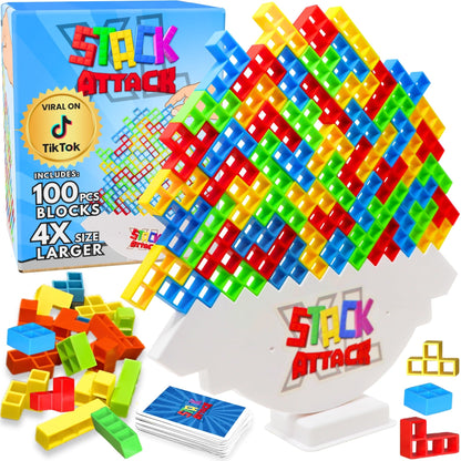 Stacking Tower Game for Kids & Adults Family Fun
