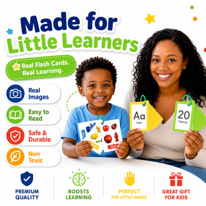 TOYVENTIVE First 250 Thick Toddler Flash Cards