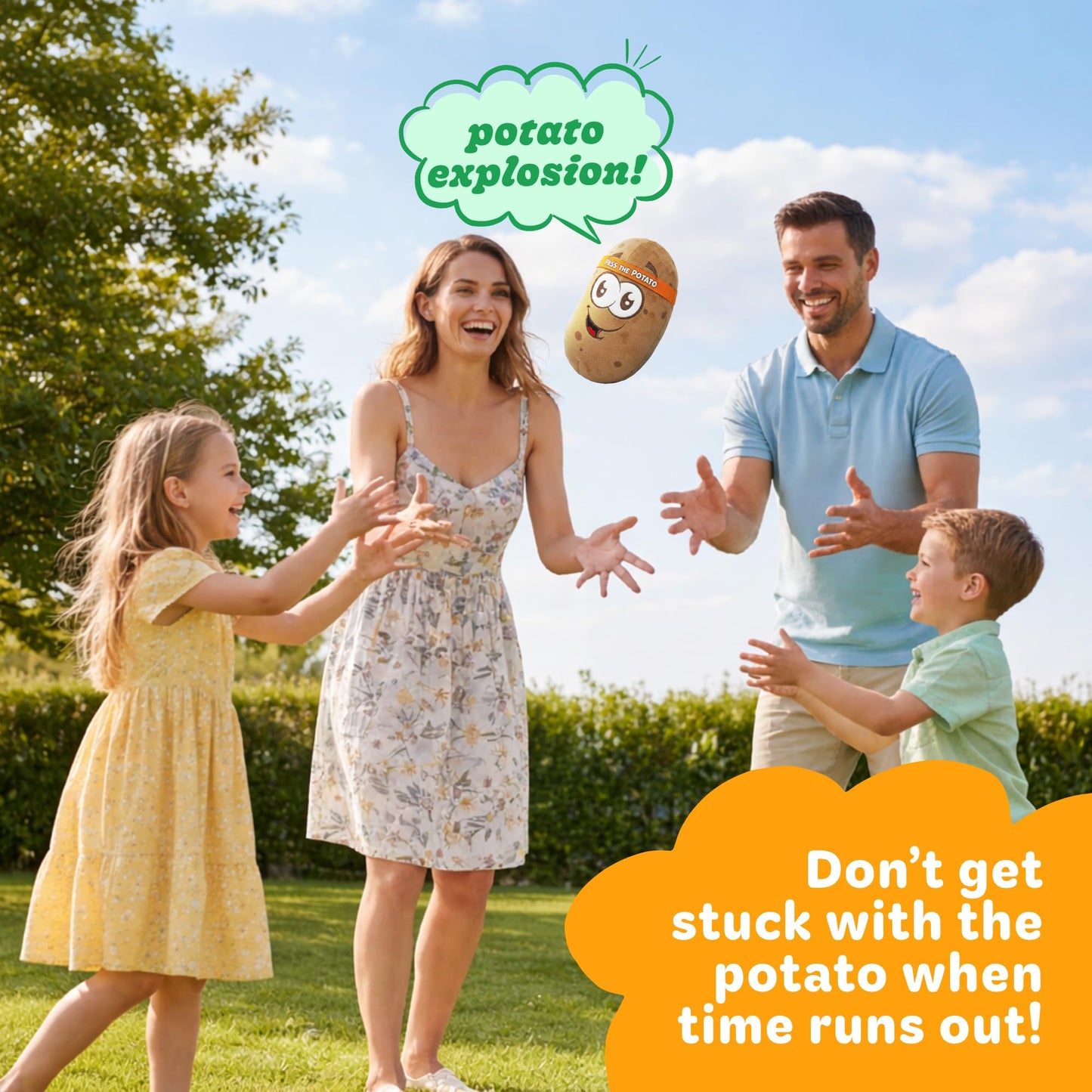 Pass The Potato Active Game Toy for Kids & Family