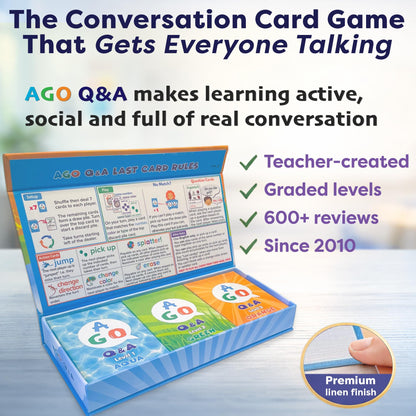 English Q&A Card Game for Kids Learning