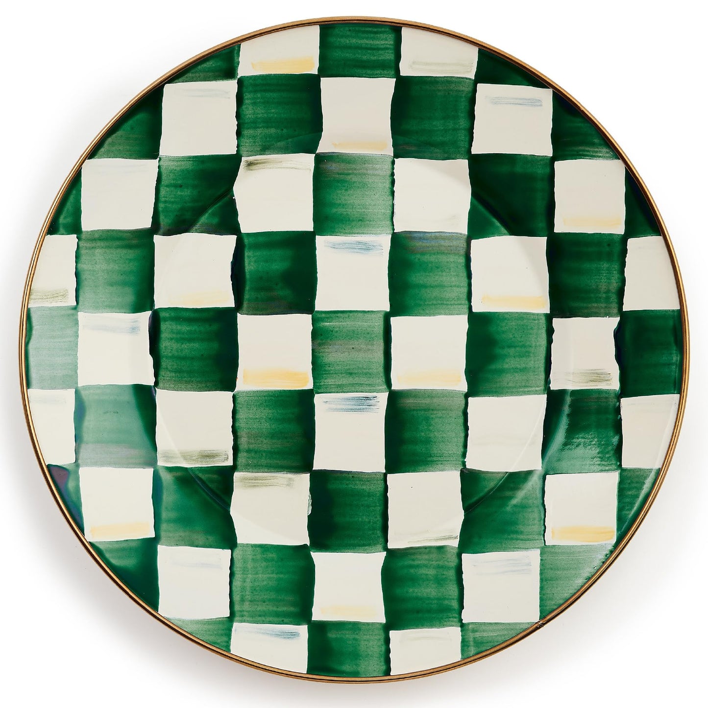 Decorative Enamel Dinner Plate 10 Inch