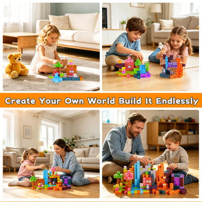 Magnetic Building Blocks STEM Toy Set