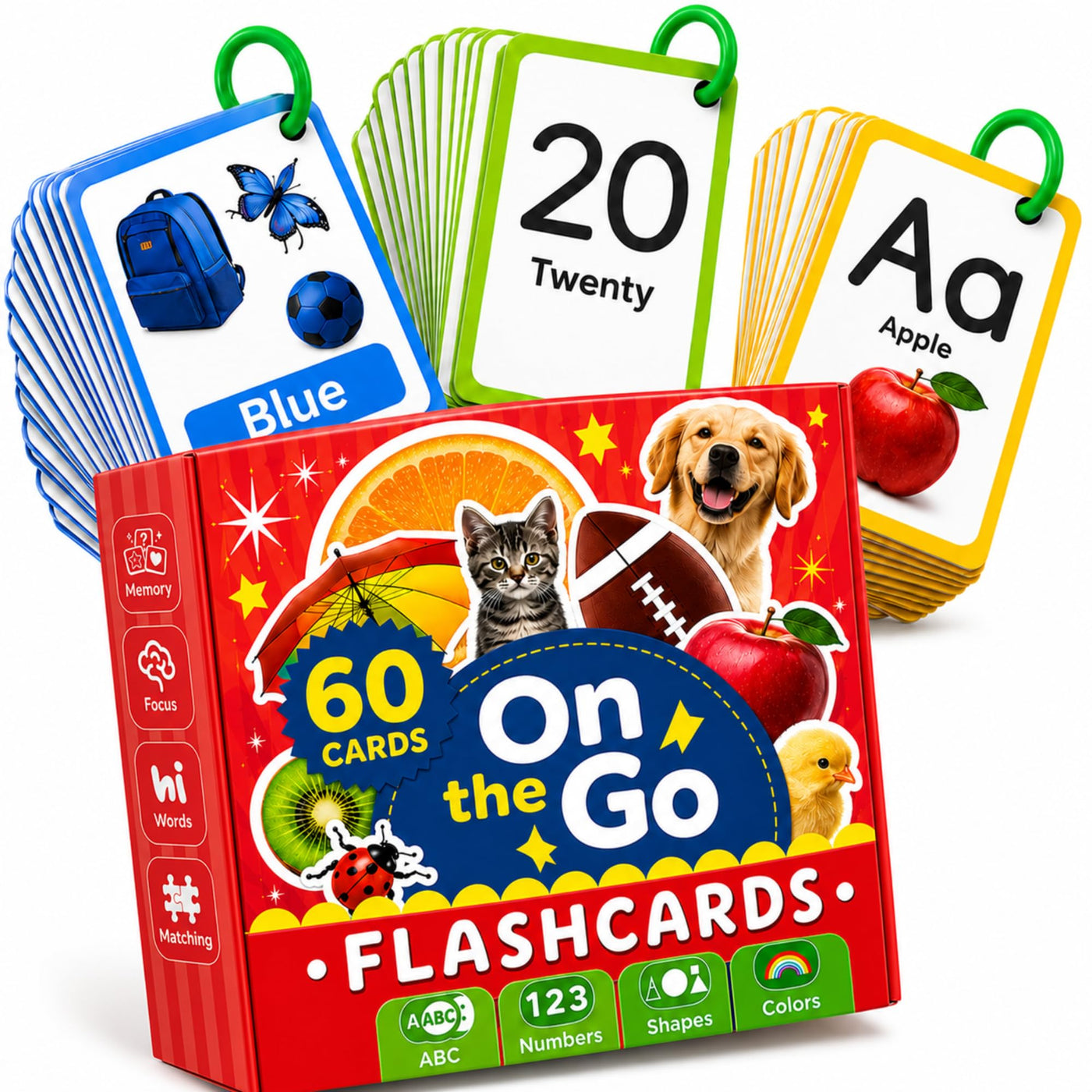 TOYVENTIVE First 250 Thick Toddler Flash Cards
