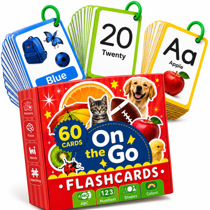 TOYVENTIVE First 250 Thick Toddler Flash Cards