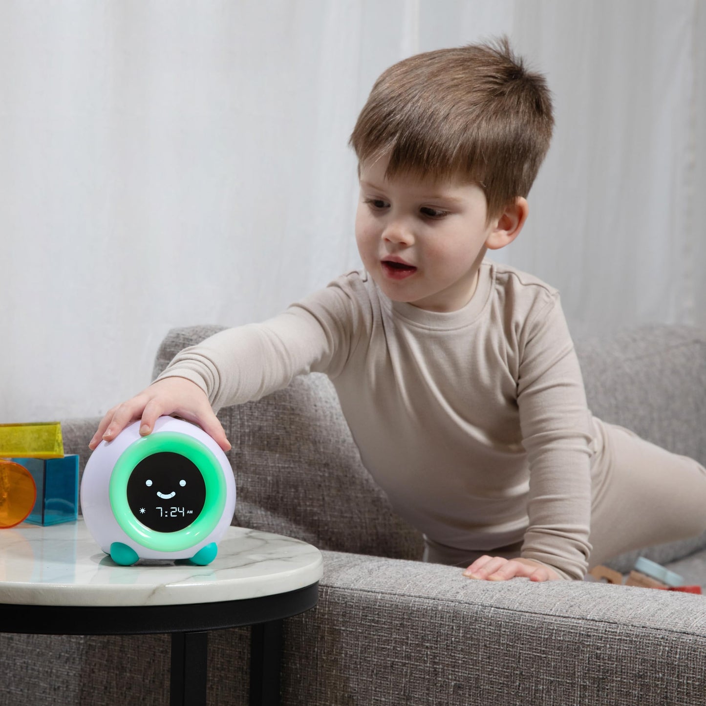 Kids Sleep Trainer Night Light Alarm Clock