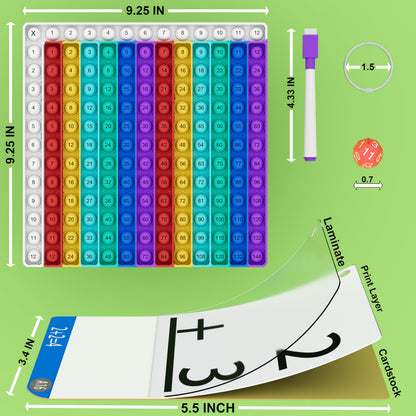 Educational Flash Cards Sight Word Math Game