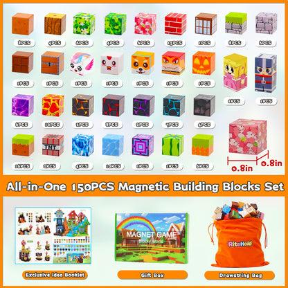Magnetic Building Blocks STEM Toy Set