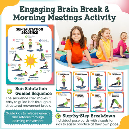 Calm Down Corner Kit with Mindfulness Cards for Kids