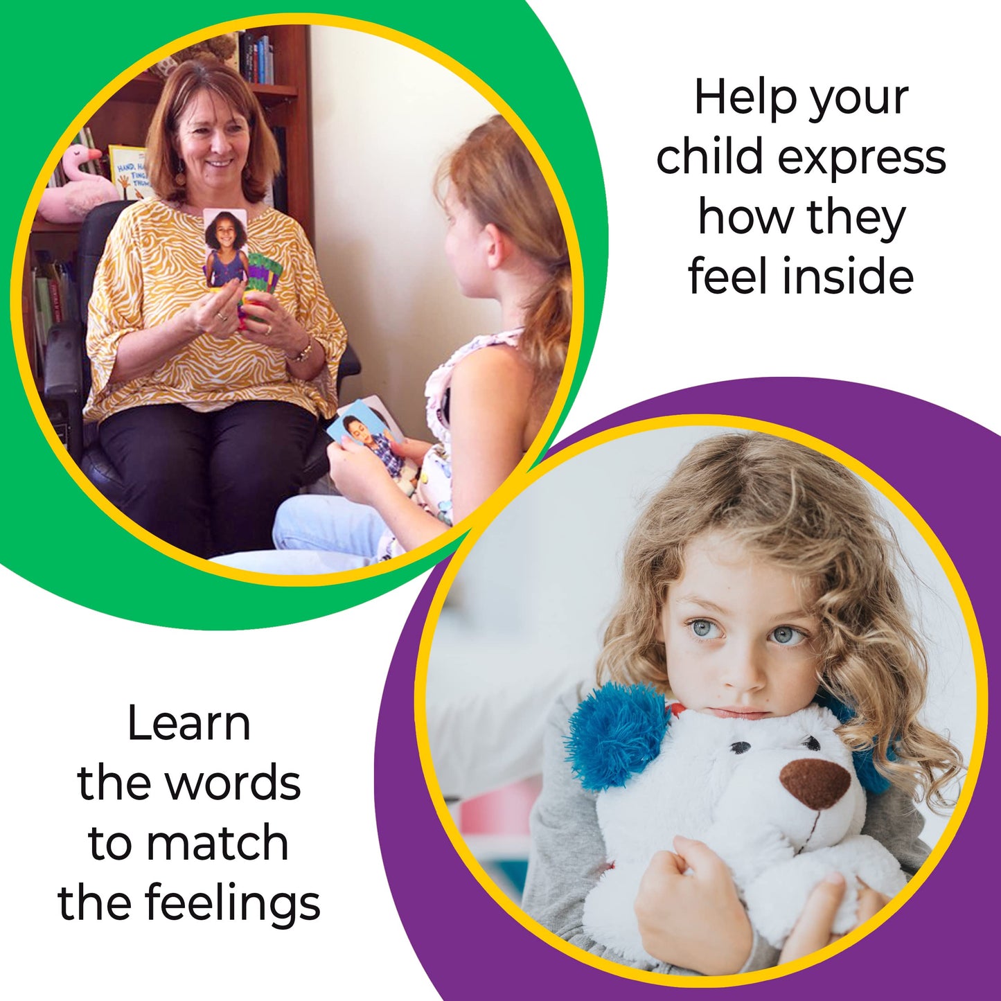 Real Photo Emotion Cards with Matching Game