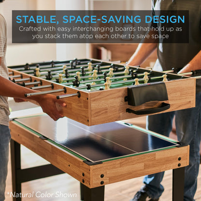 Multi Game Table Set for Family Game Room Fun