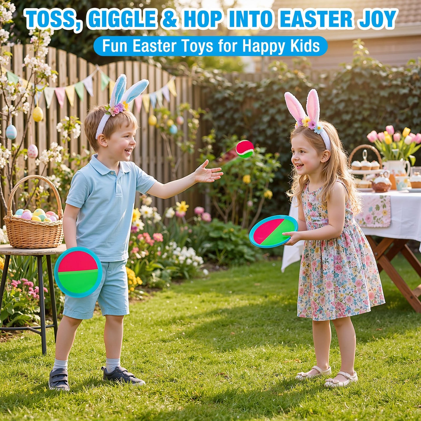 Toss and Catch Ball Game Outdoor Toy for Kids