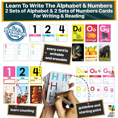 Toddler Flash Cards Learning Box Set with Pictures