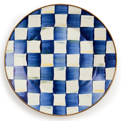 Decorative Enamel Dinner Plate 10 Inch
