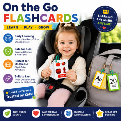 TOYVENTIVE First 250 Thick Toddler Flash Cards