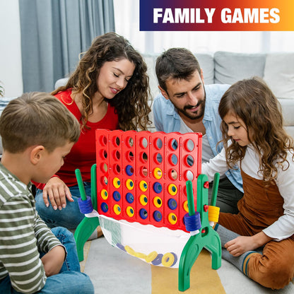 4 In A Row Game Set for Kids & Family Fun