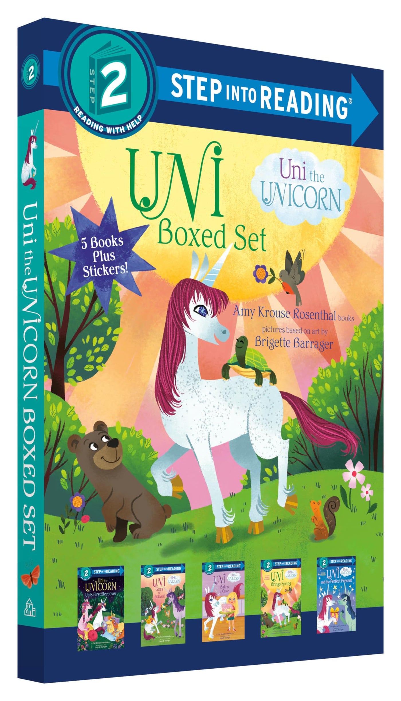Uni Unicorn Step Reading Book Set for Kids