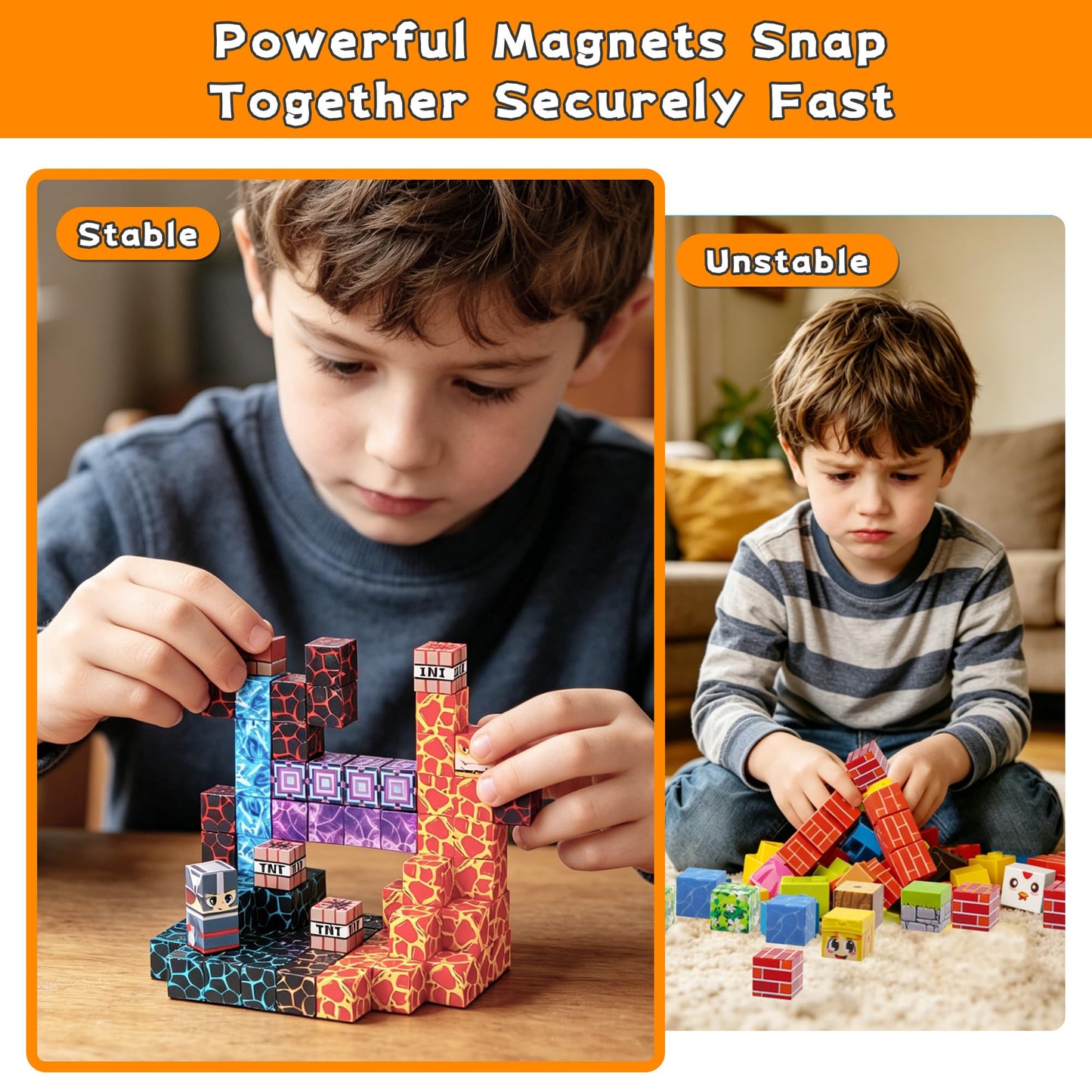 Magnetic Building Blocks STEM Toy Set