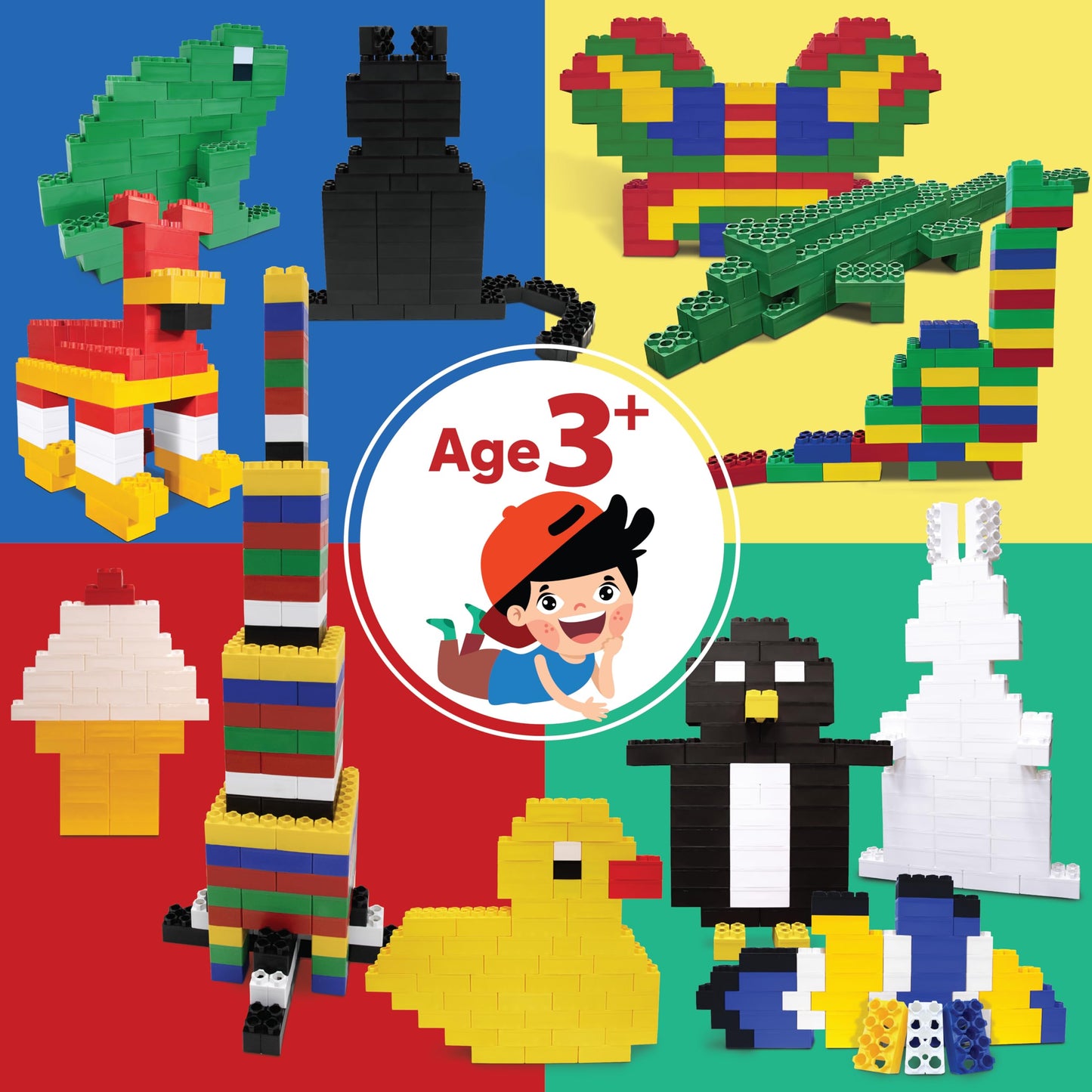 Big Building Blocks - Multicolors - Parent