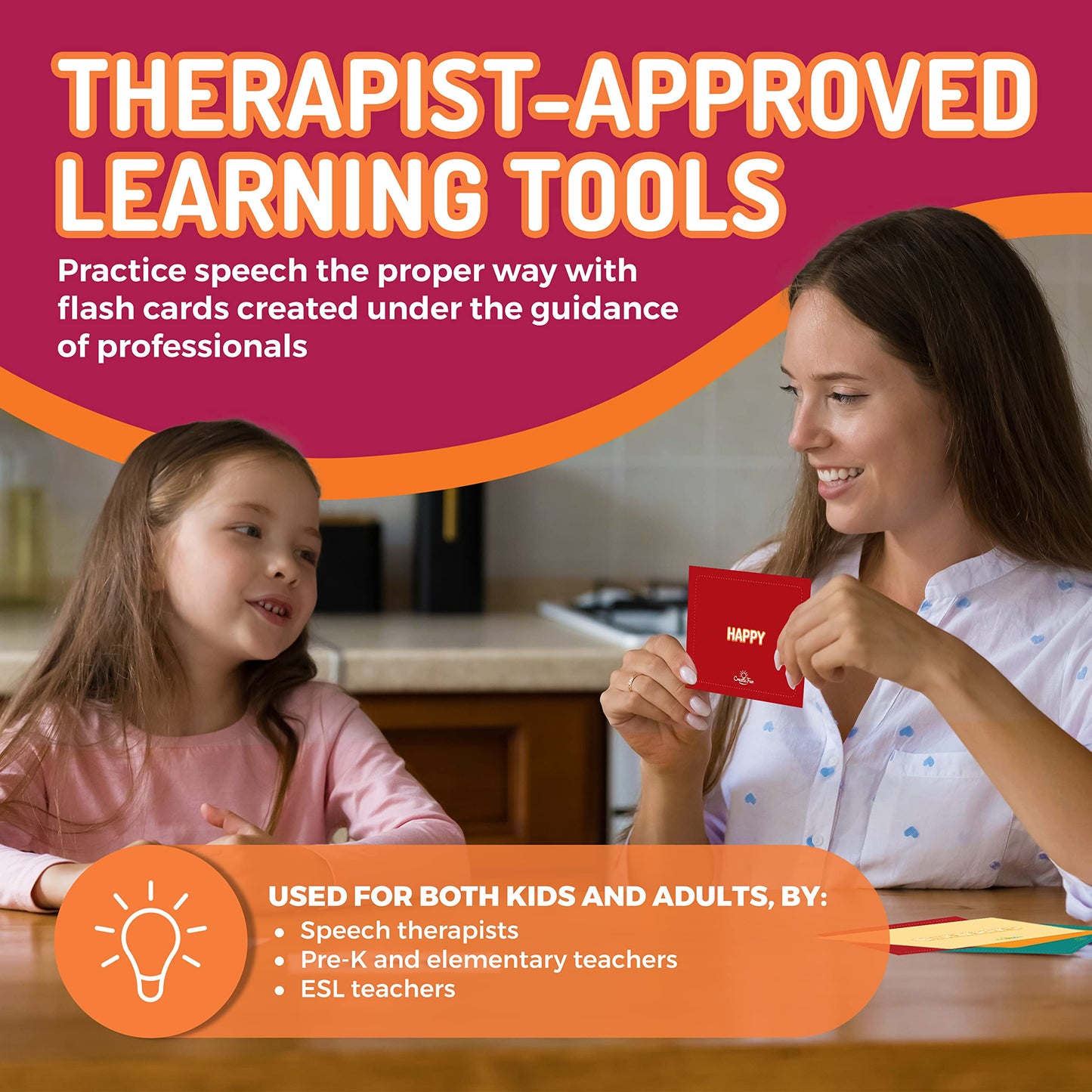 Vocabulary Builder Flash Cards for Kids Learning