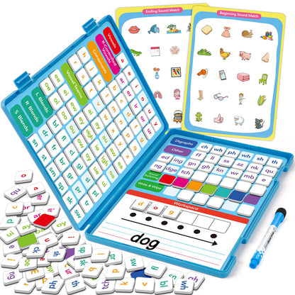 Magnetic Letter Tiles Phonics Game for Kids Learning