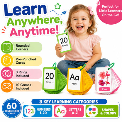 TOYVENTIVE First 250 Thick Toddler Flash Cards
