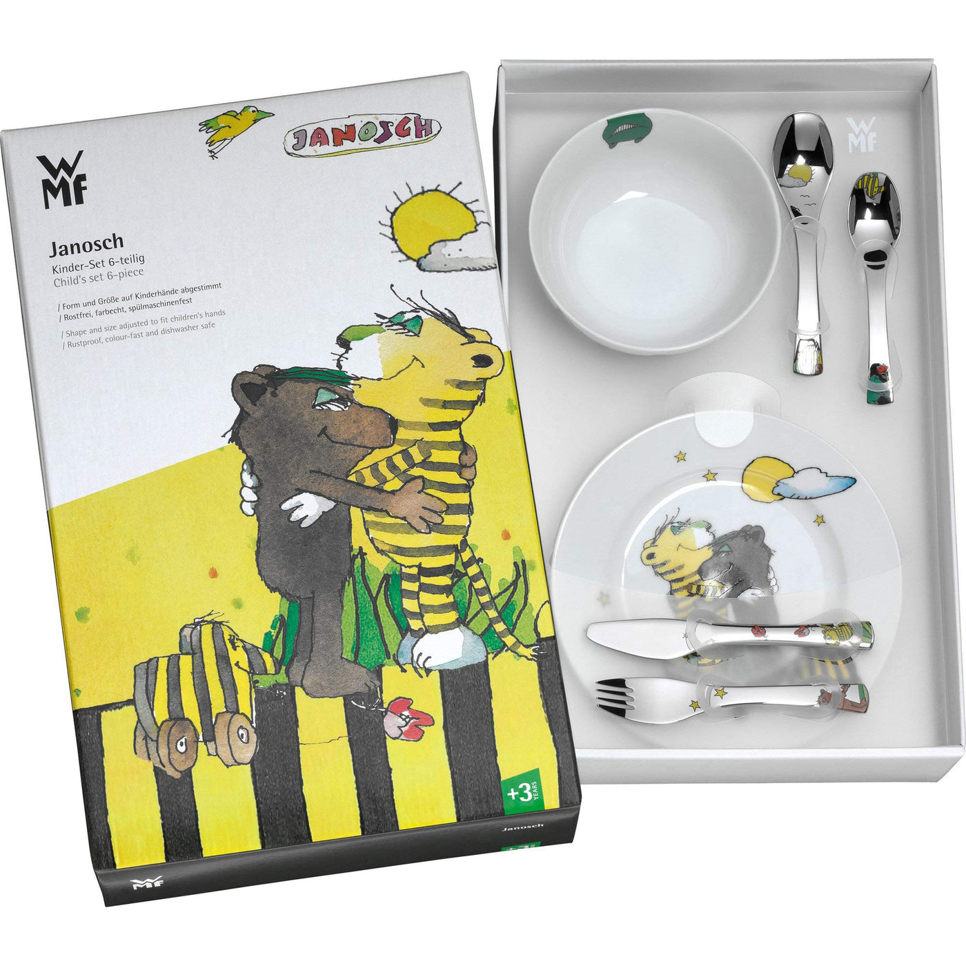 Kids Stainless Steel Dinnerware Set 6 Piece