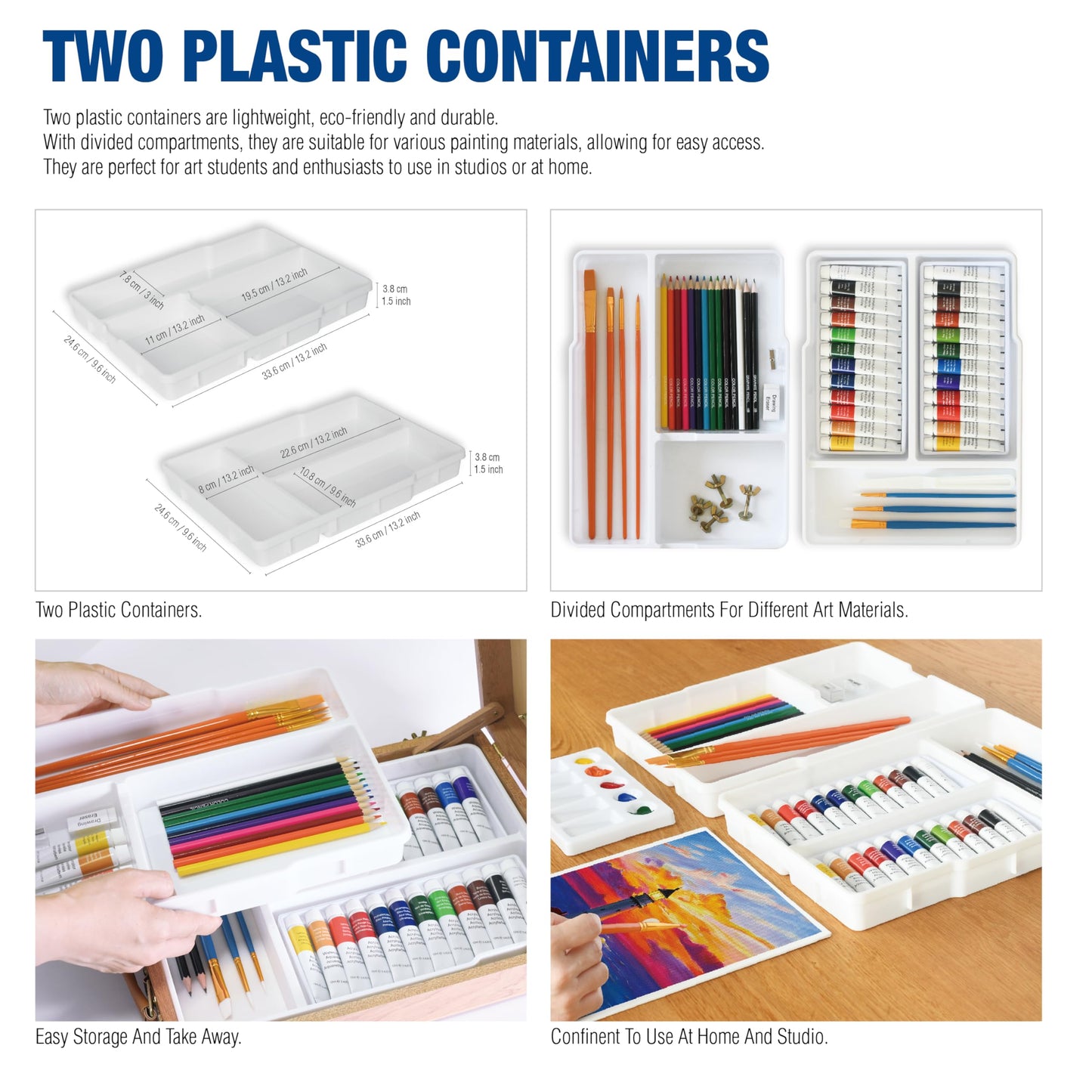 Acrylic Painting Kit with Easel Supplies