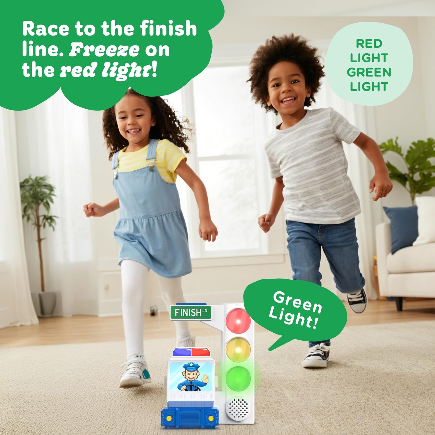 Red Light Green Light Motion Game for Kids & Family
