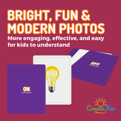Vocabulary Builder Flash Cards for Kids Learning