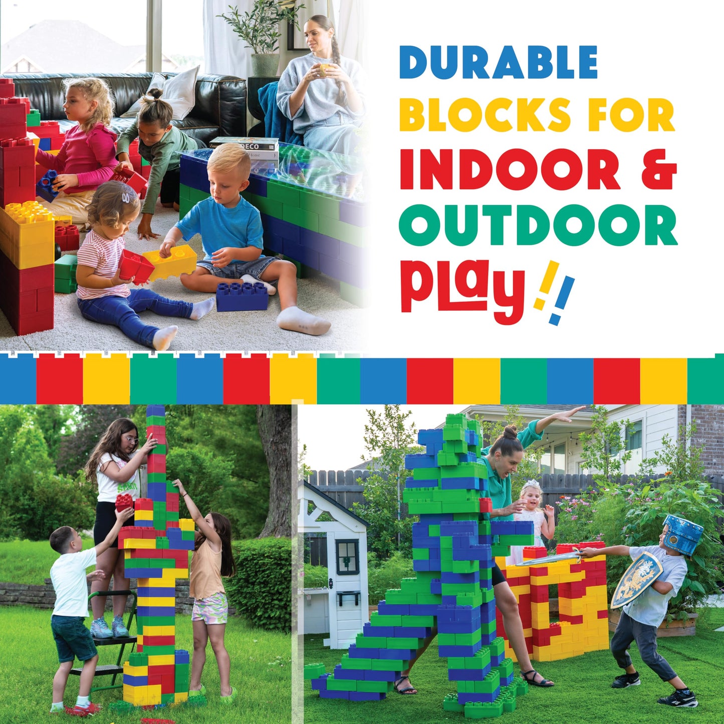 Big Building Blocks - Multicolors - Parent