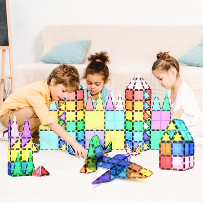 Magnetic Building Tiles 100 Piece Set