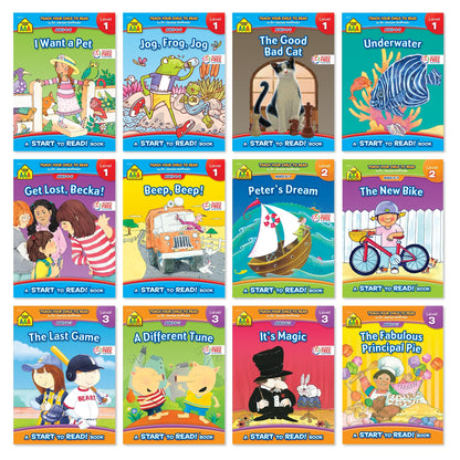 Start to Read Book Set for Preschool & Kids