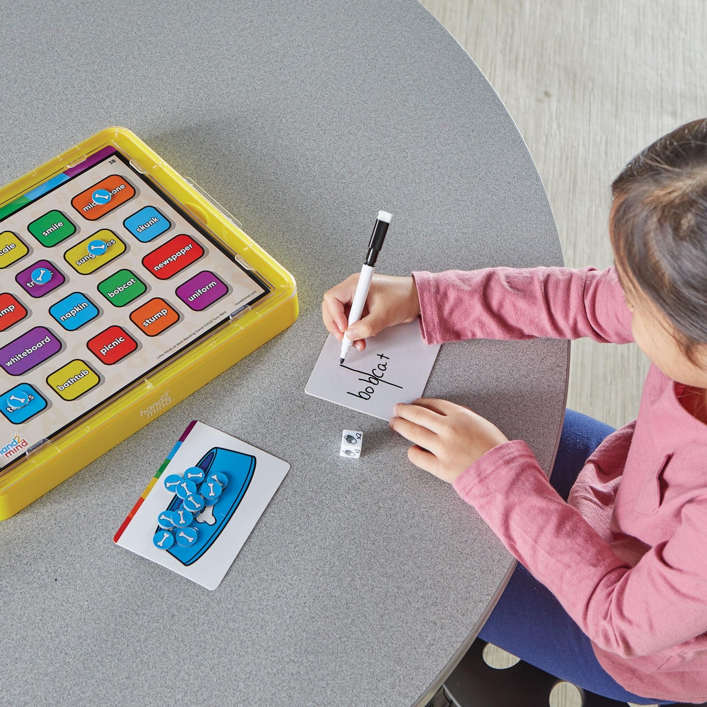 Preschool Reading & Math Learning Game Tray Set